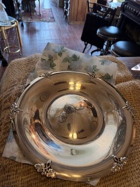 Vintage Fisher Silverplate plate, great condition. Hard to find.